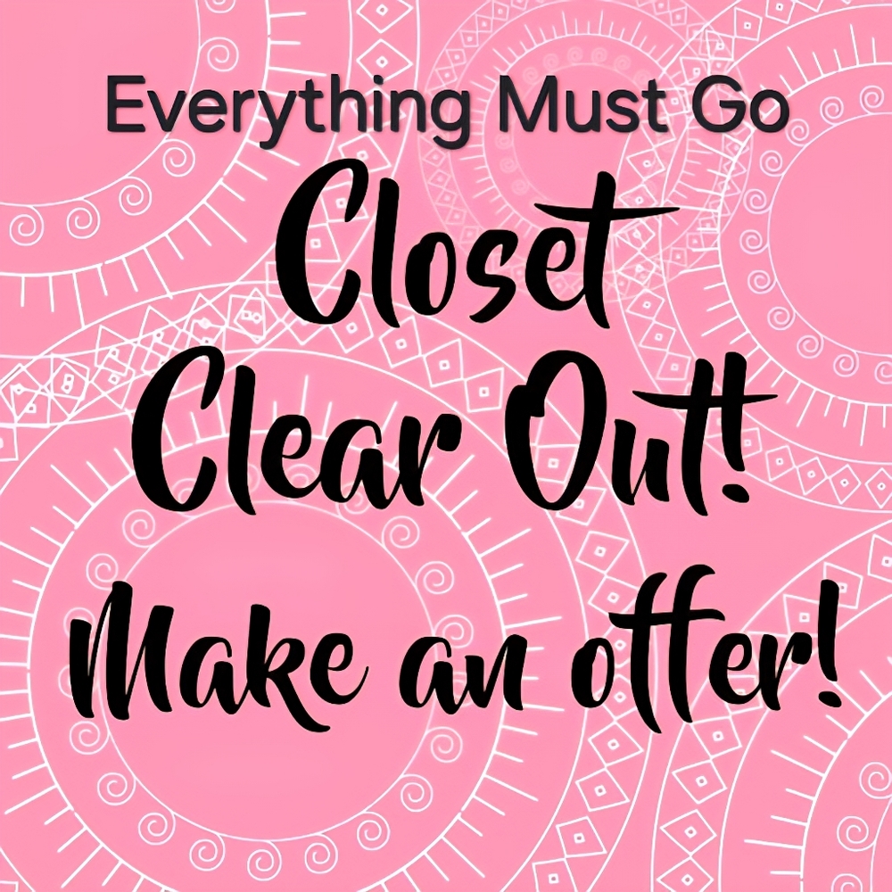 Closet Clear Out Offer